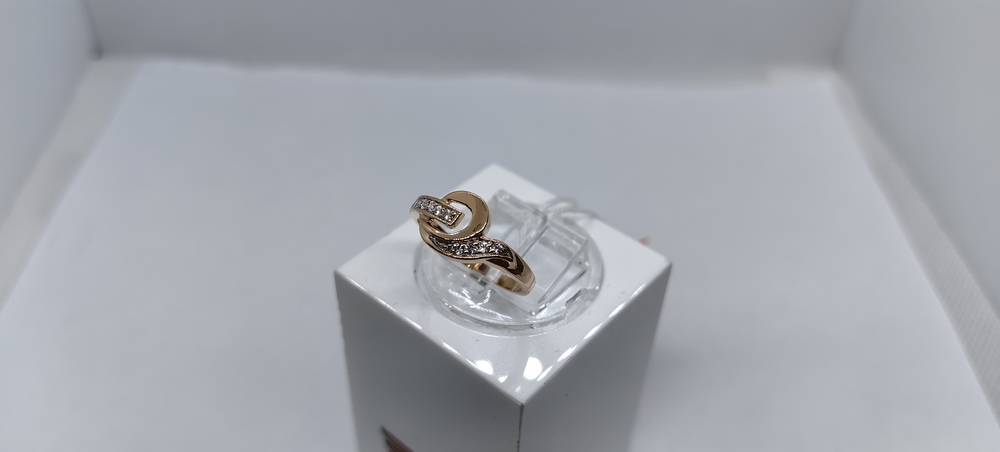 КОЛКМИ585 КОЛЬЦО С КАМНЯМИ (Au 585)