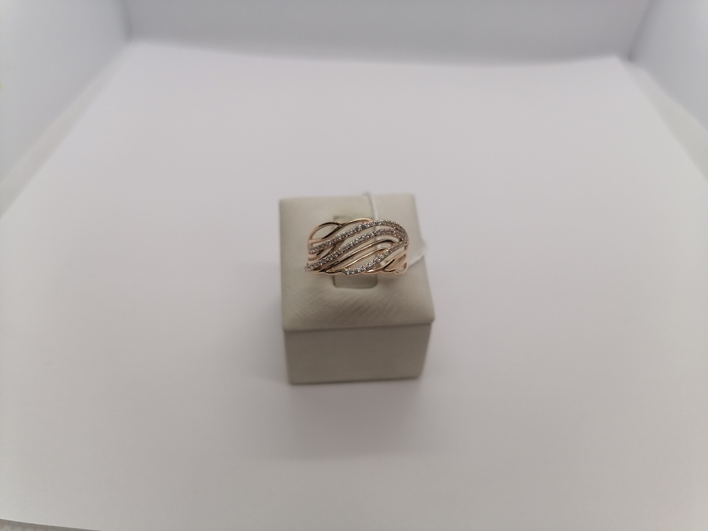 КОЛКМИ585 КОЛЬЦО С КАМНЯМИ (Au 585)