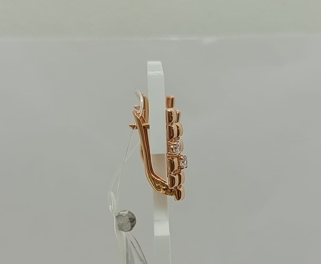 СЕРЬГИ С КАМНЯМИ (Au 585)