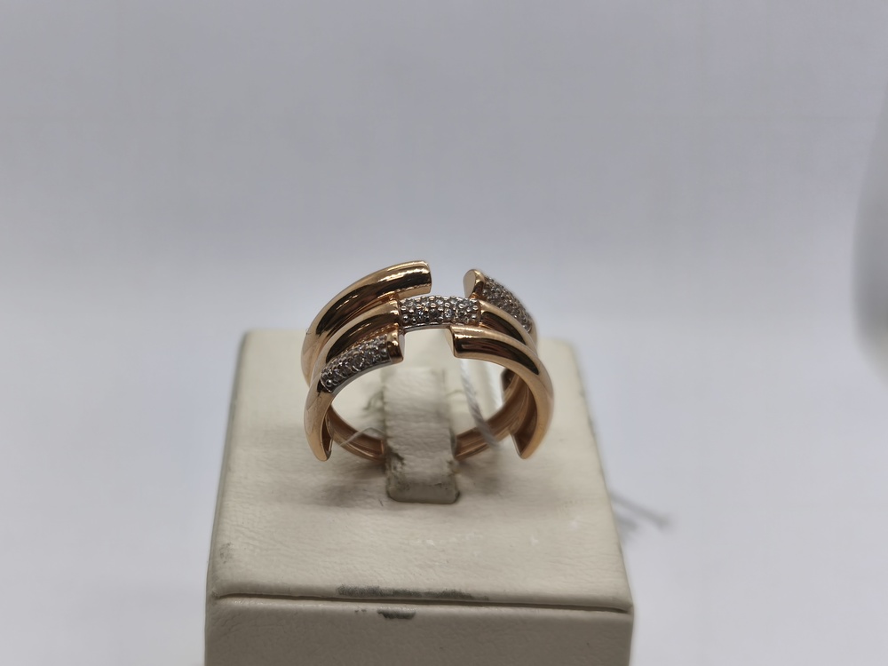 КОЛКМИ585 КОЛЬЦО С КАМНЯМИ (Au 585)