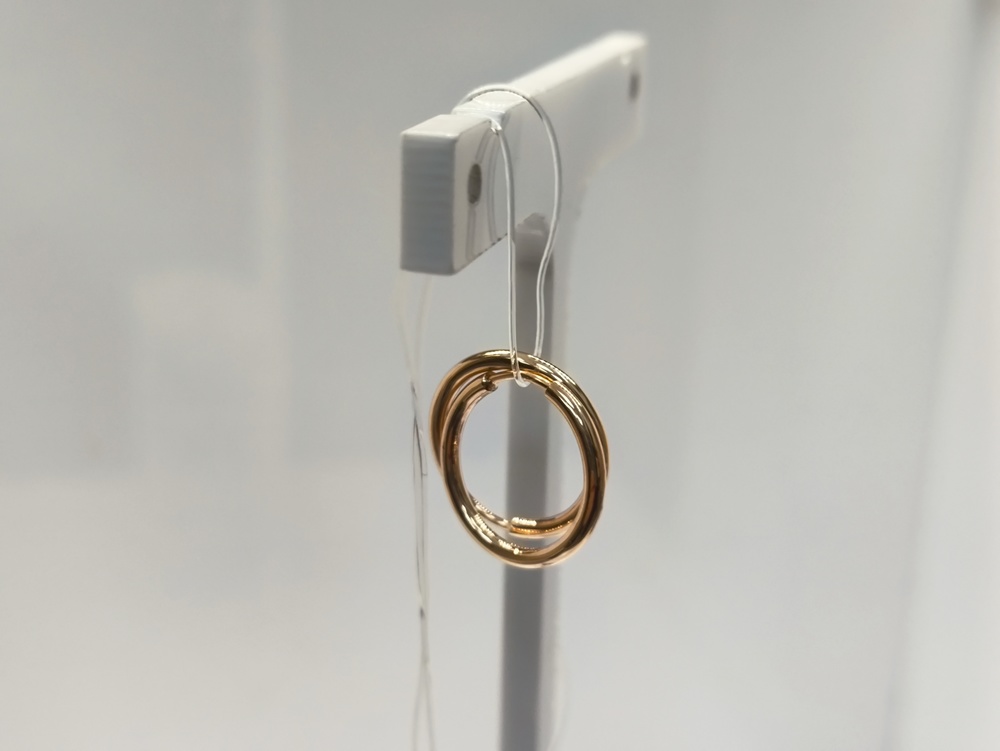 СЕРЬГИ КОНГО без камня (Au 585)