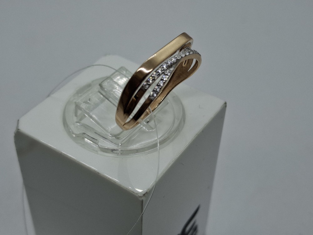 К13216200 КОЛЬЦО С КАМНЯМИ (Au 585)