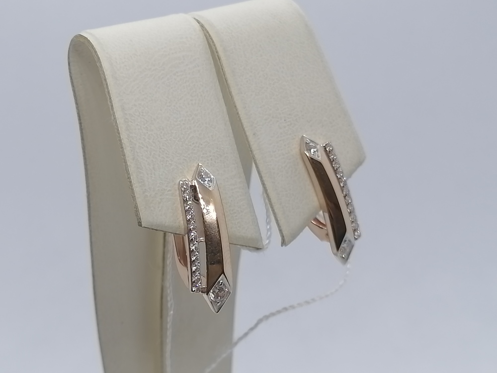 СЕРЬГИ С КАМНЯМИ (Au 585)