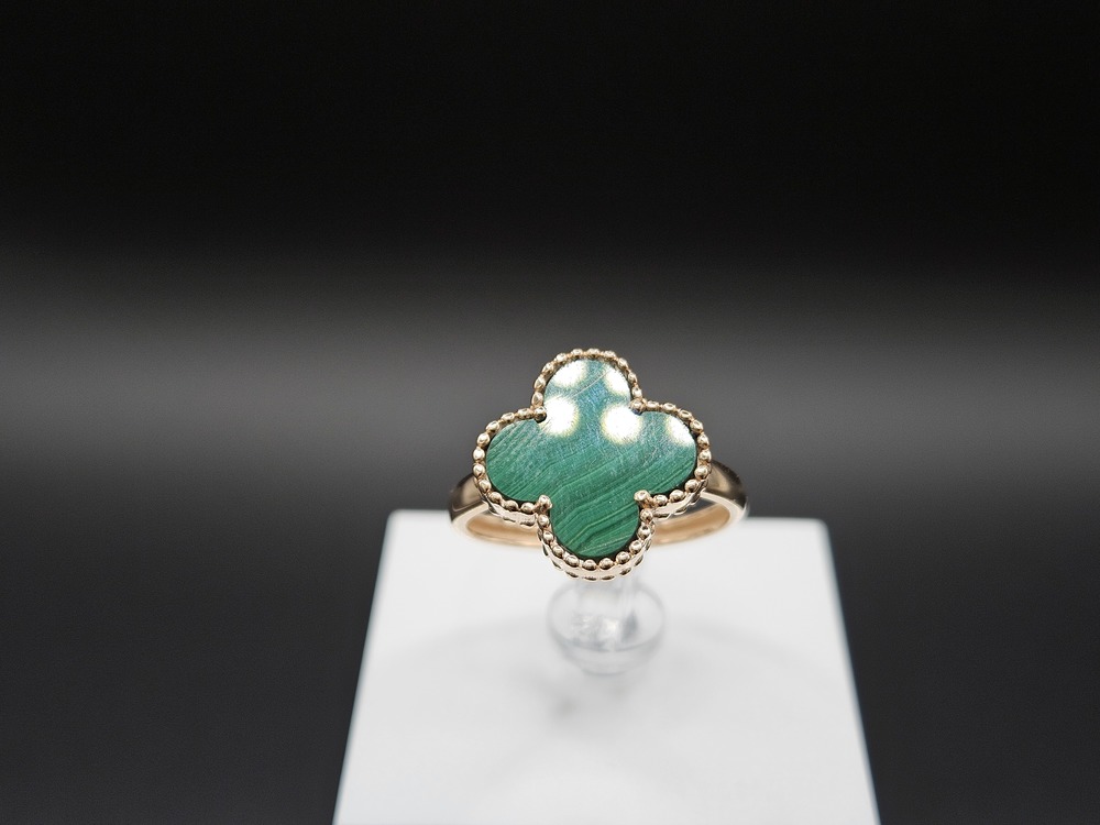 КОЛЬЦО МАЛАХИТ (Au 585)