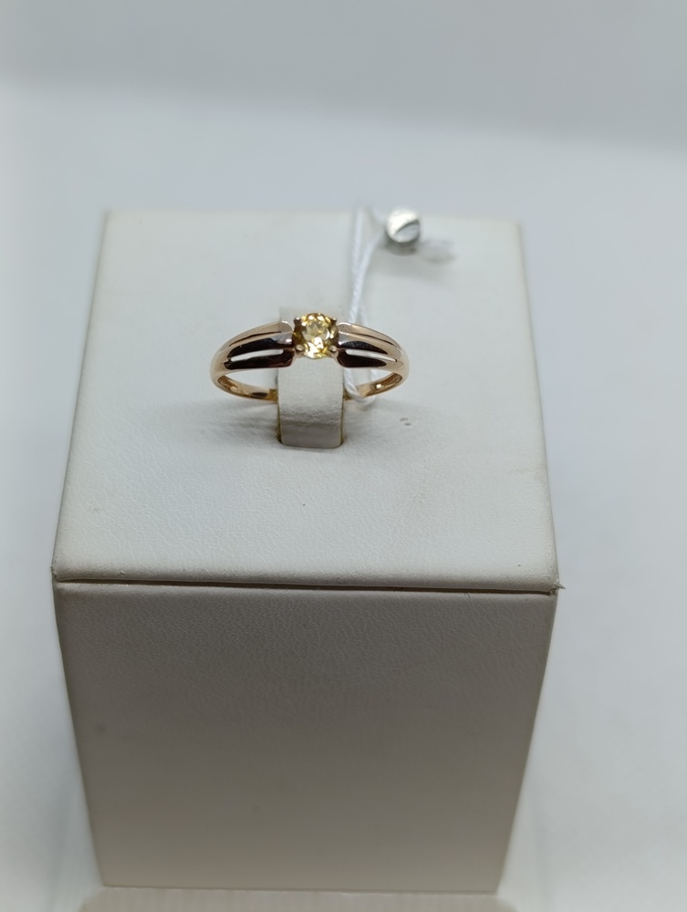 КОЛКМ585 КОЛЬЦО С КАМНЕМ (Au 585)