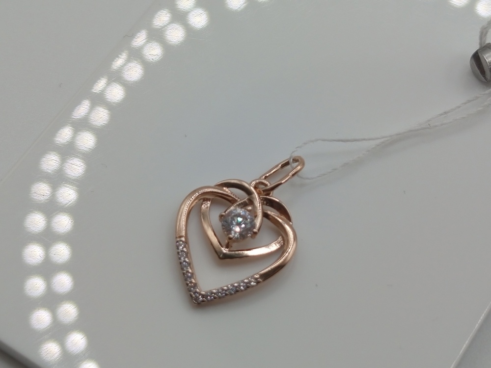 ПОДКМИ585 ПОДВЕСКА С КАМНЯМИ (Au 585)