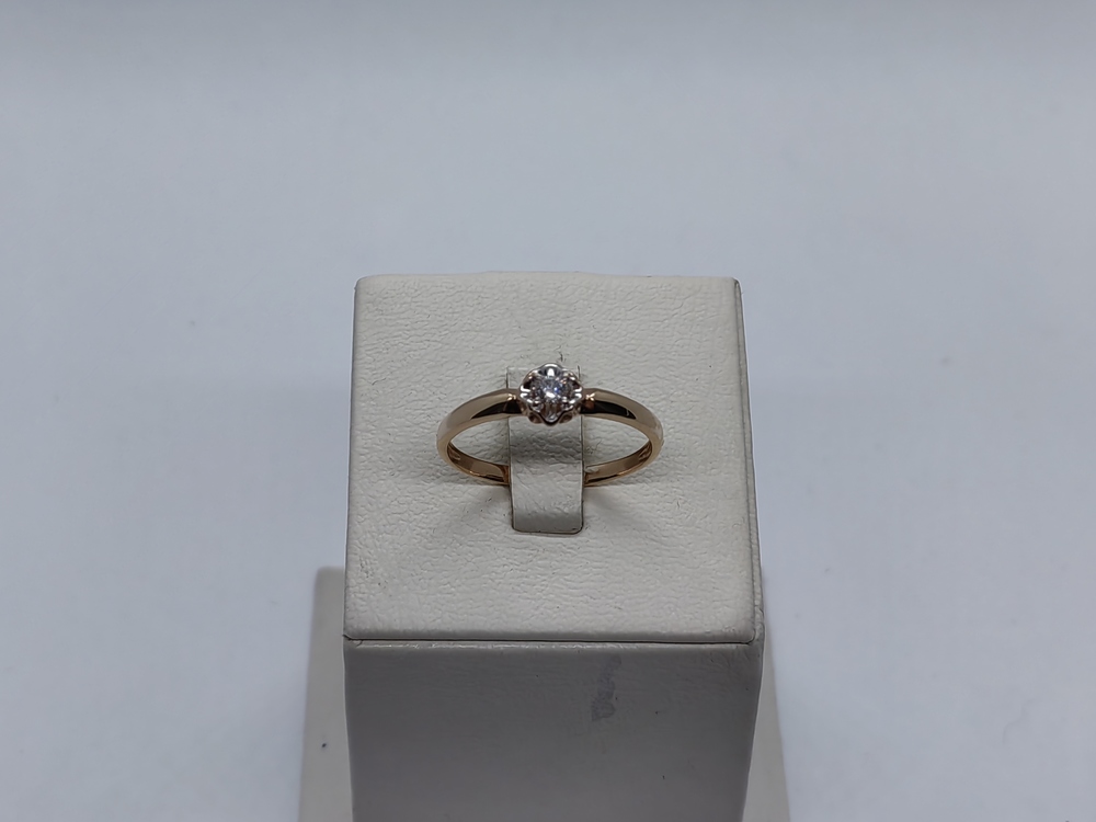 КОЛЬЦО БРИЛЛИАНТ Au 585