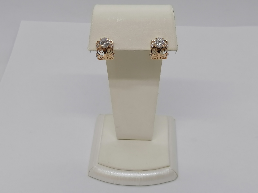 СЕРЬГИ С КАМНЯМИ (Au 585)