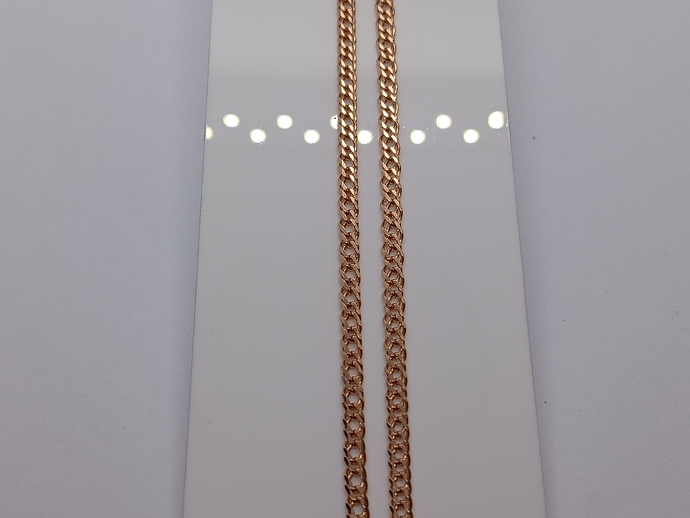 ЦЕПЬ ПОЛНОВЕСНАЯ Ромб двойной (Au 585)