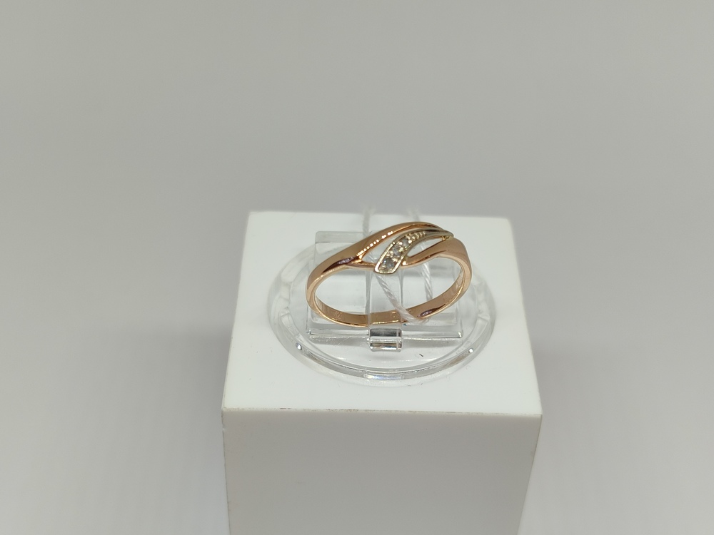 КОЛКМИ585 КОЛЬЦО С КАМНЯМИ (Au 585)