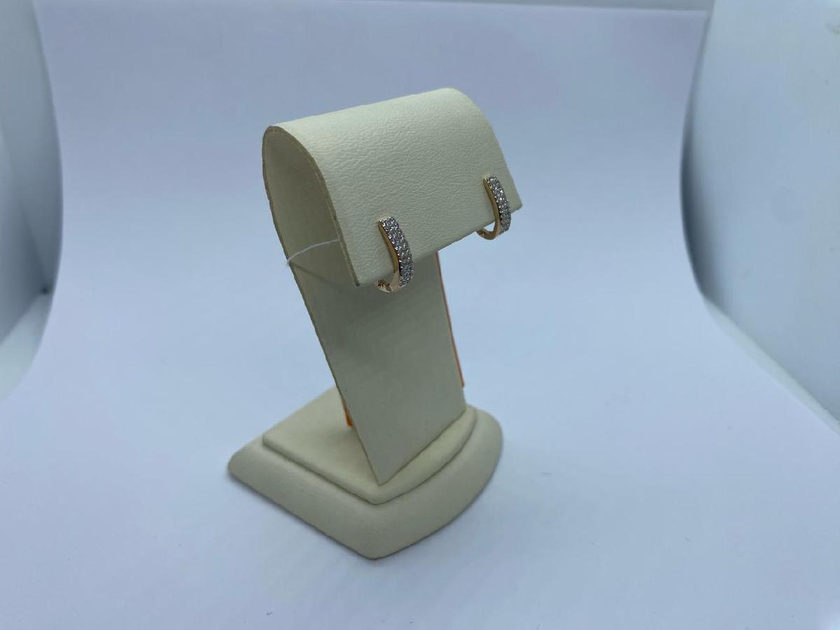 СКМИ585 СЕРЬГИ С КАМНЯМИ (Au 585)