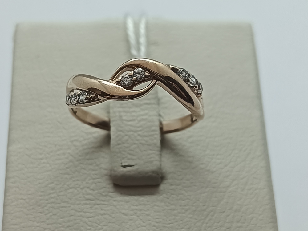 КОЛКМИ585 КОЛЬЦО С КАМНЯМИ (Au 585)