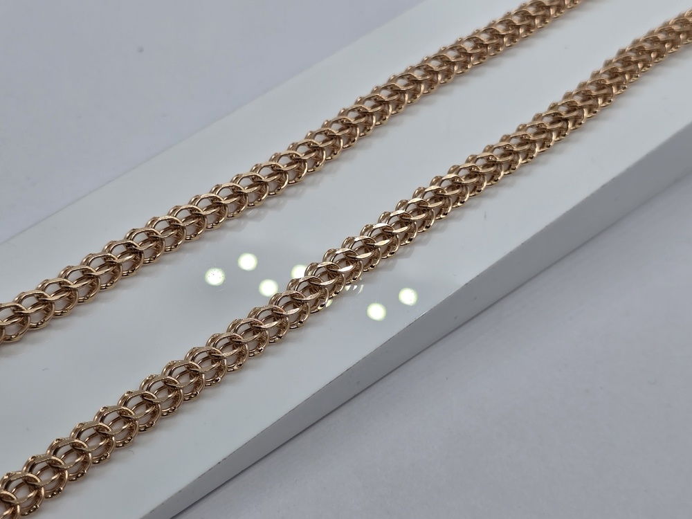 ЦПИТ585 ЦЕПЬ ПУСТОТЕЛАЯ Итальянка (Au 585)