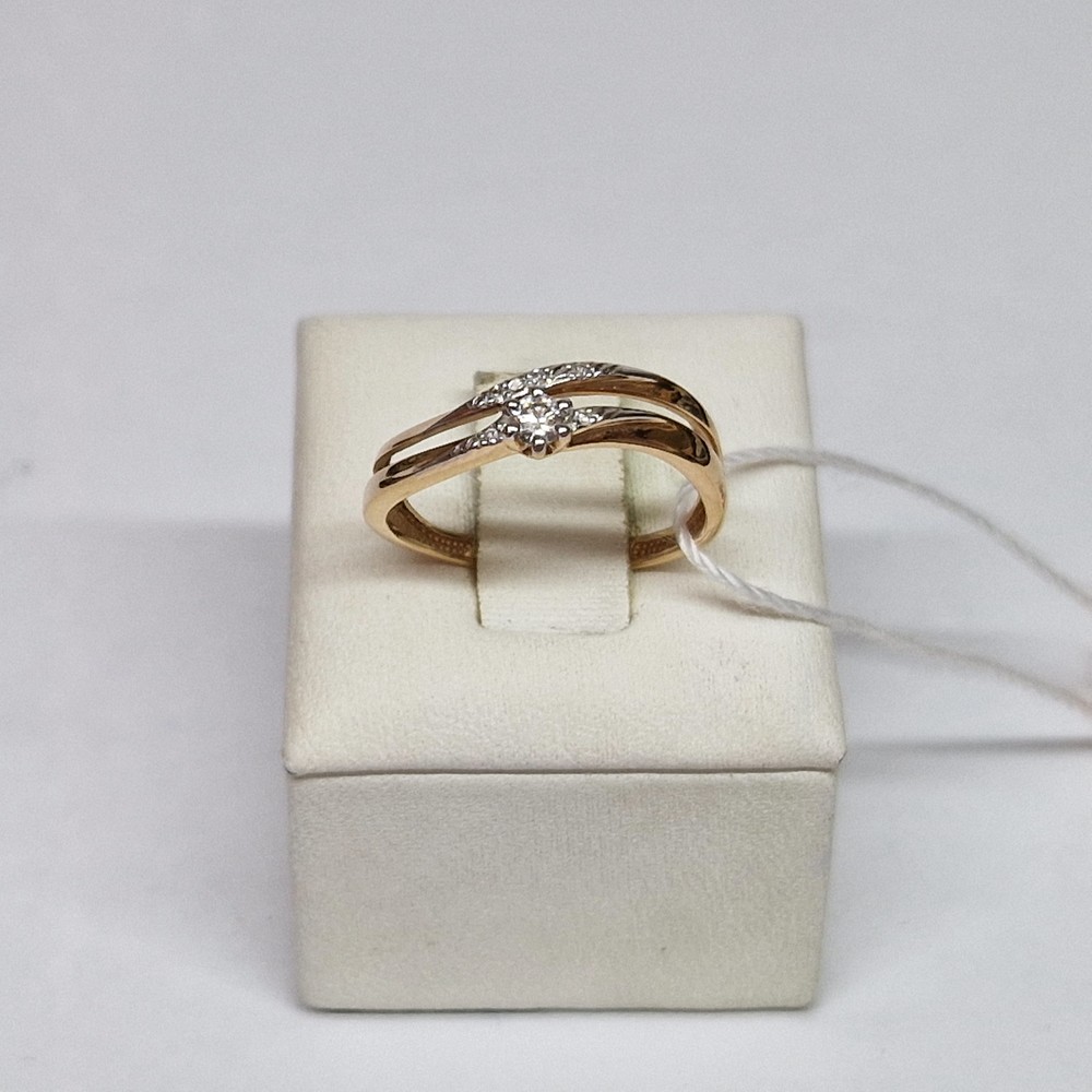 КОЛЬЦО БРИЛЛИАНТ Au 585