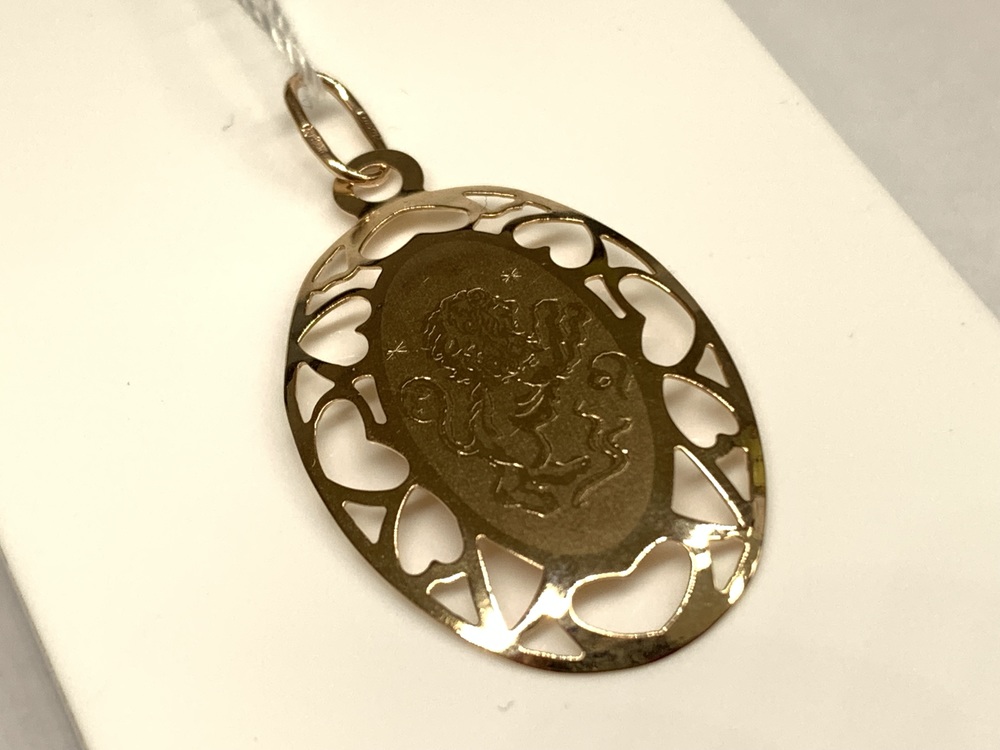 ПОДВЕСКА ЗНАК ЗОДИАКА ЛЕВ Au 585