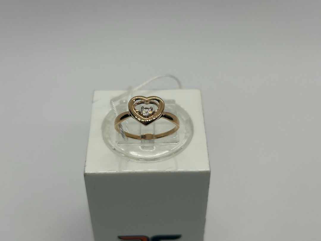 КОЛКМ585 КОЛЬЦО С КАМНЕМ (Au 585)