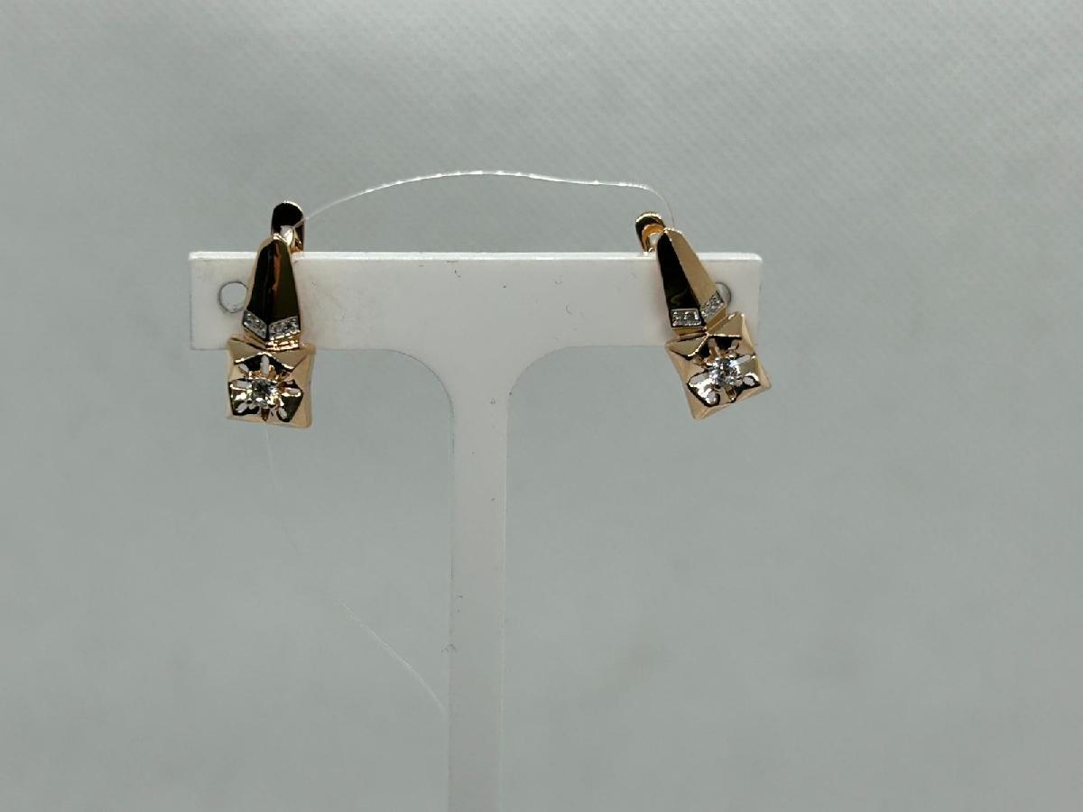 СЕРЬГИ С КАМНЯМИ (Au 585)