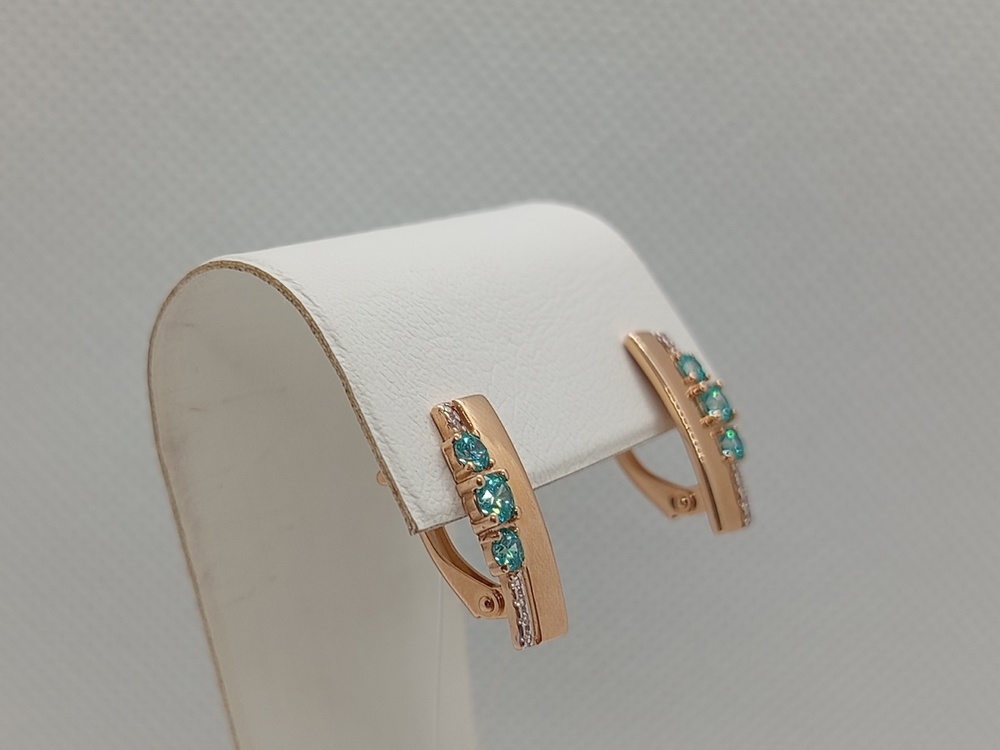 СЕРЬГИ С КАМНЯМИ (Au 585)