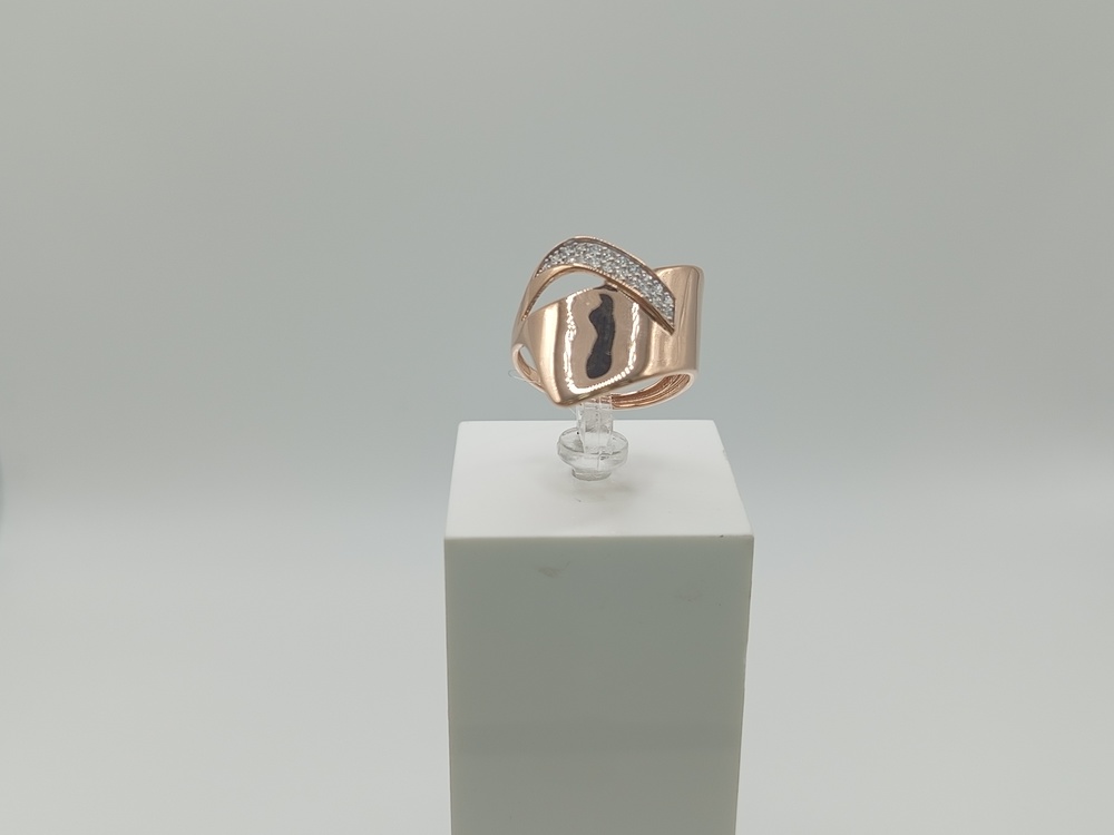 08-118203 КОЛЬЦО С КАМНЯМИ (Au 585)