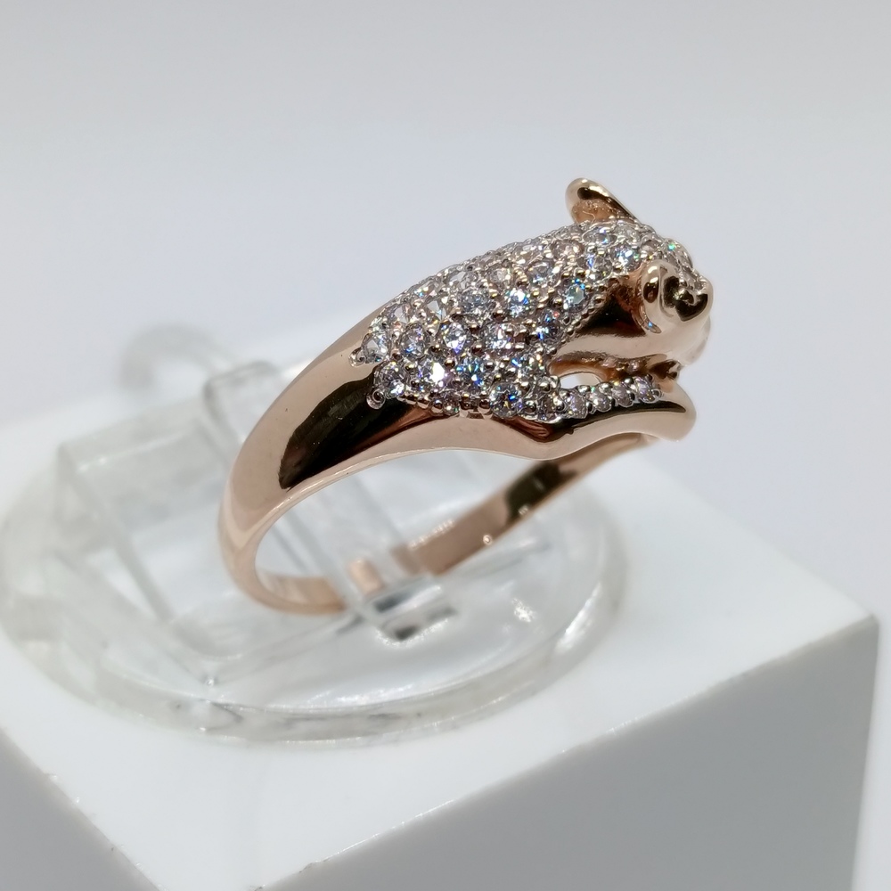 КОЛКМИ585 КОЛЬЦО С КАМНЯМИ (Au 585)