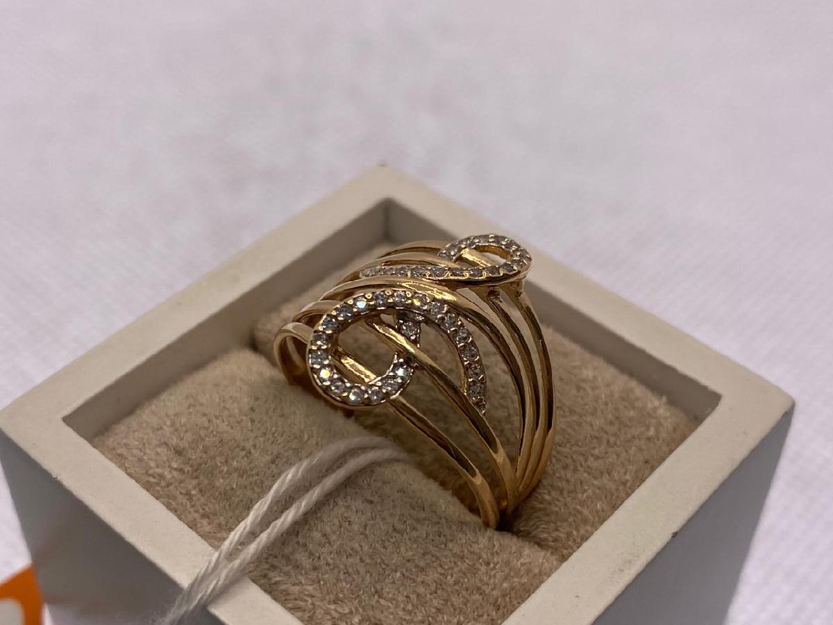 КОЛКМИ585 КОЛЬЦО С КАМНЯМИ (Au 585)