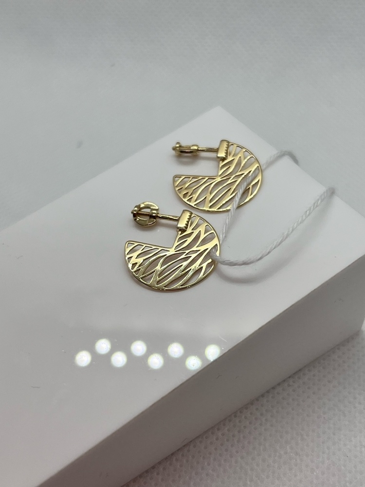 СПУС585 СЕРЬГИ ПУСЕТЫ (Au 585)