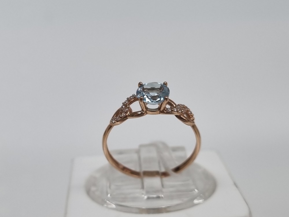 КОЛКМИ375 КОЛЬЦО С КАМНЯМИ (Au 375)