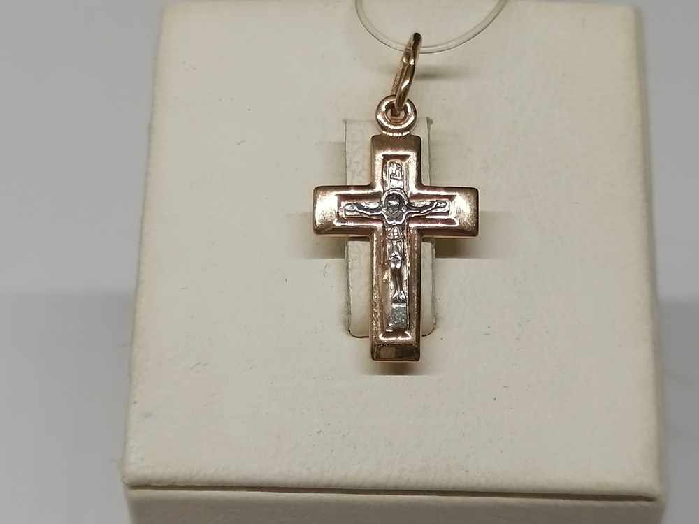 121451 ПОДВЕСКА КРЕСТ (Au 585)