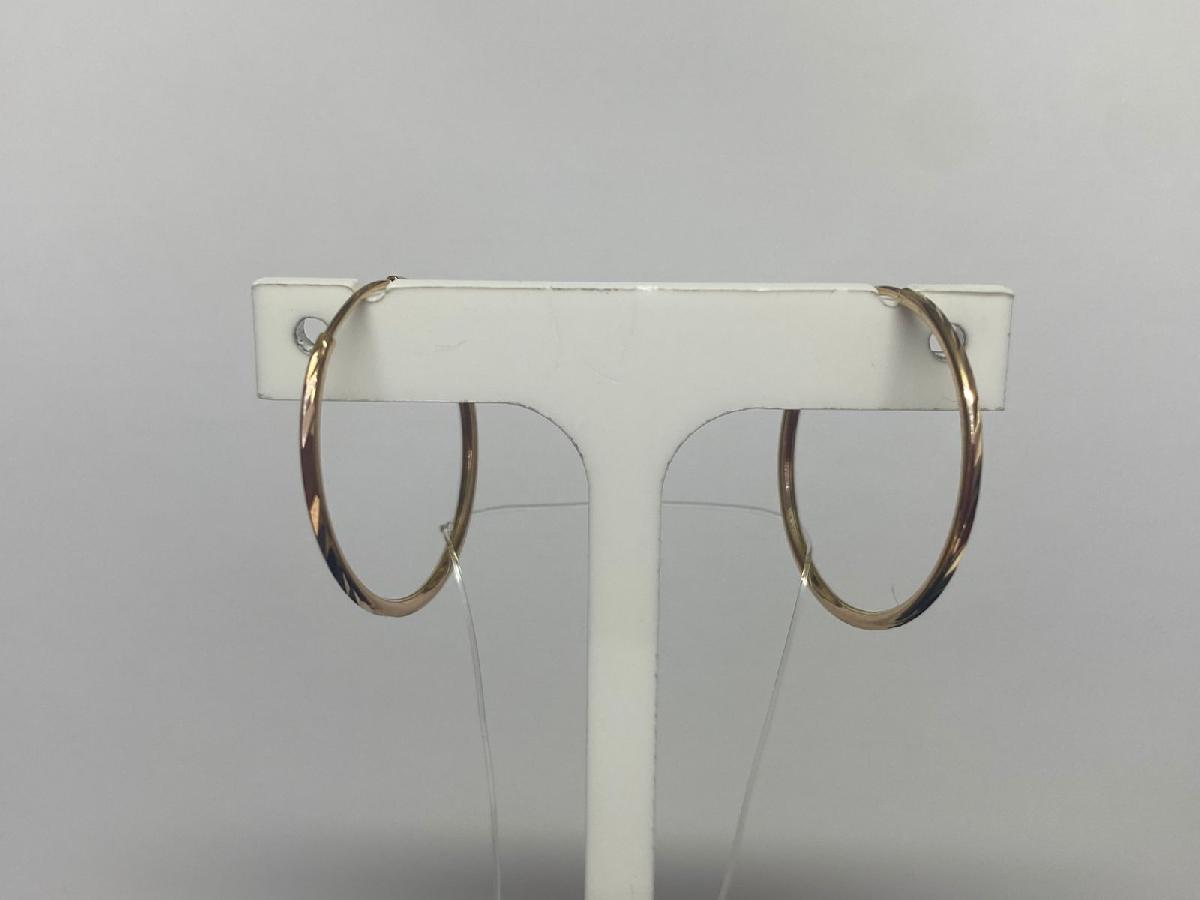 СЕРЬГИ КОНГО без камня (Au 585)