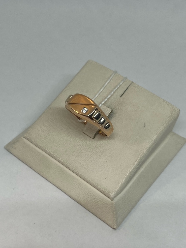 ПЕЧАТКА С КАМНЕМ (Au 585)