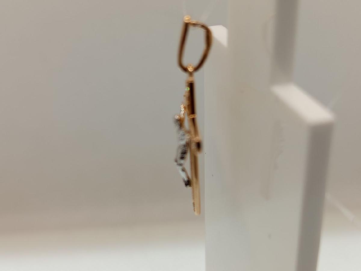 ПОДВЕСКА КРЕСТ с камнями (Au 585)