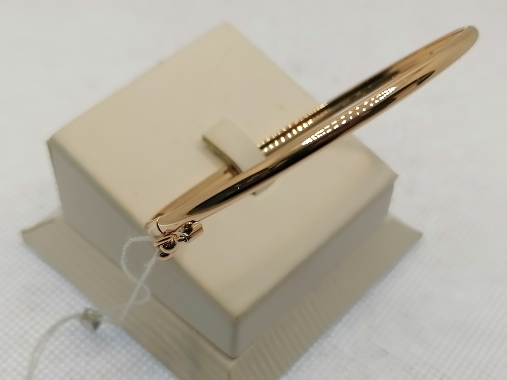 022117 БРАСЛЕТ ЖЕСТКИЙ без камня (Au 585)