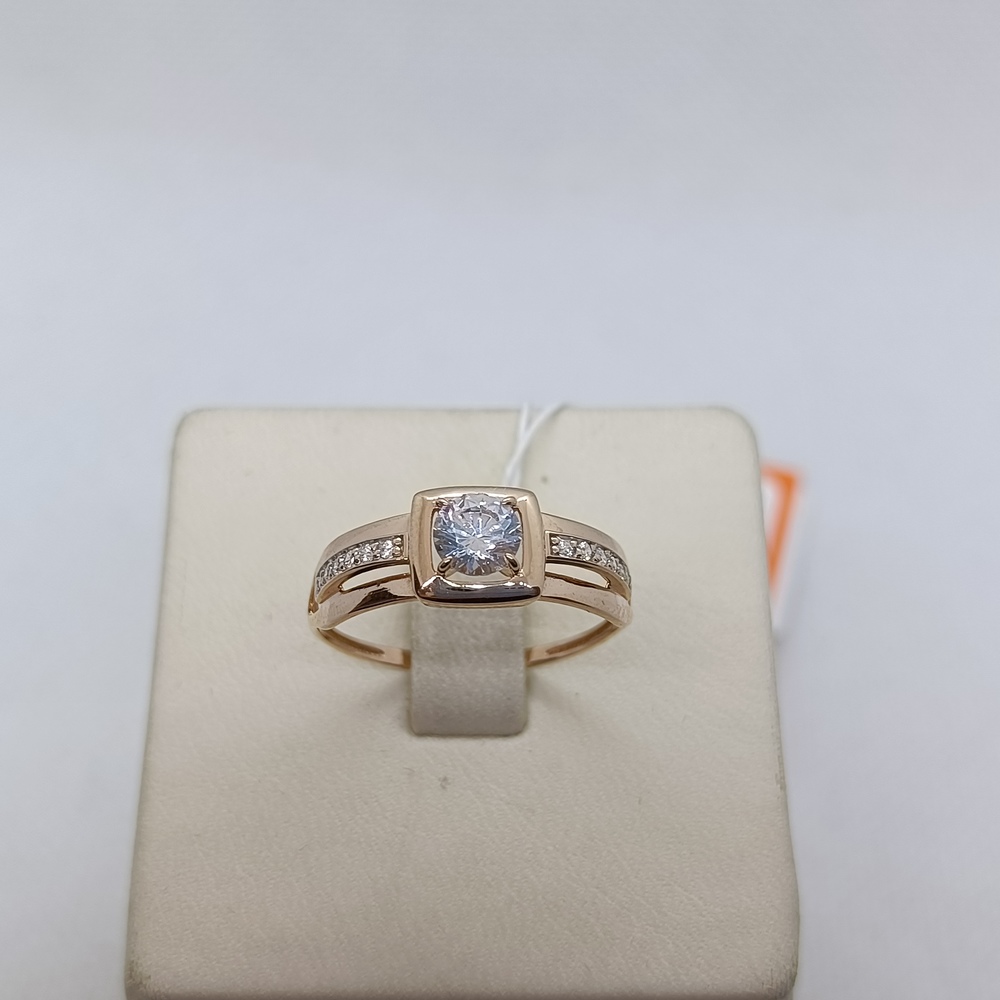 КОЛКМИ585 КОЛЬЦО С КАМНЯМИ (Au 585)