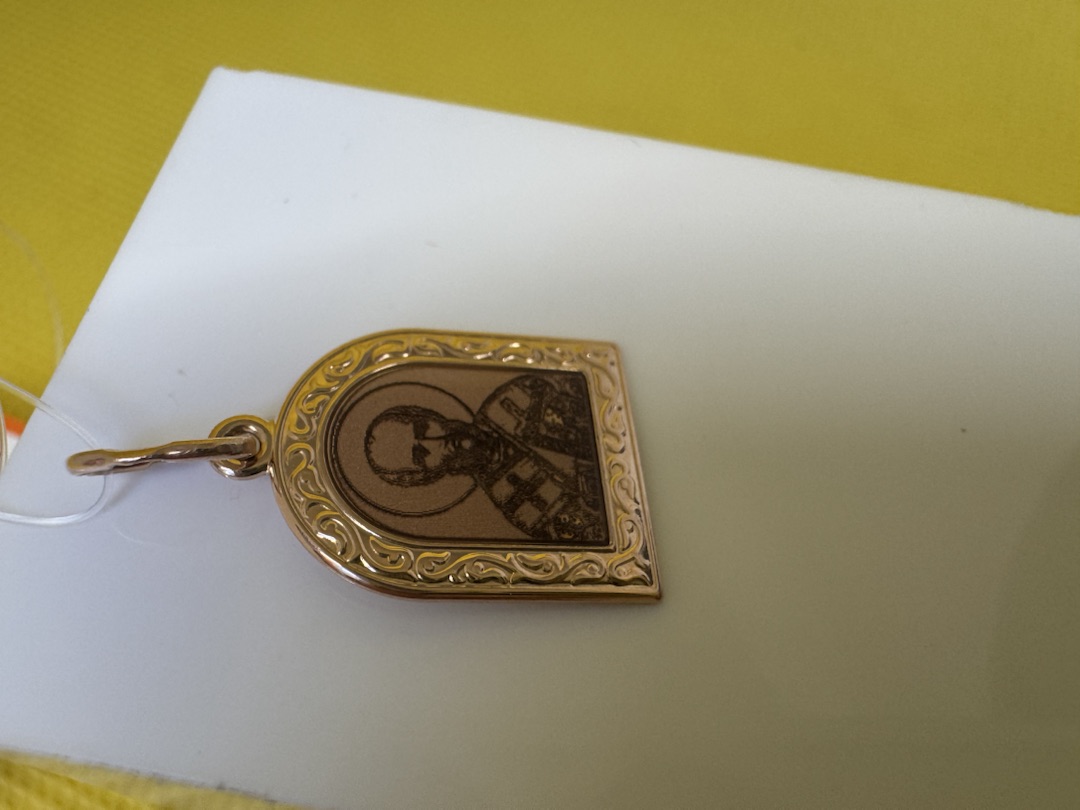 ПОДИБК585 ПОДВЕСКА ИКОНА БЕЗ КАМНЯ (Au 585)