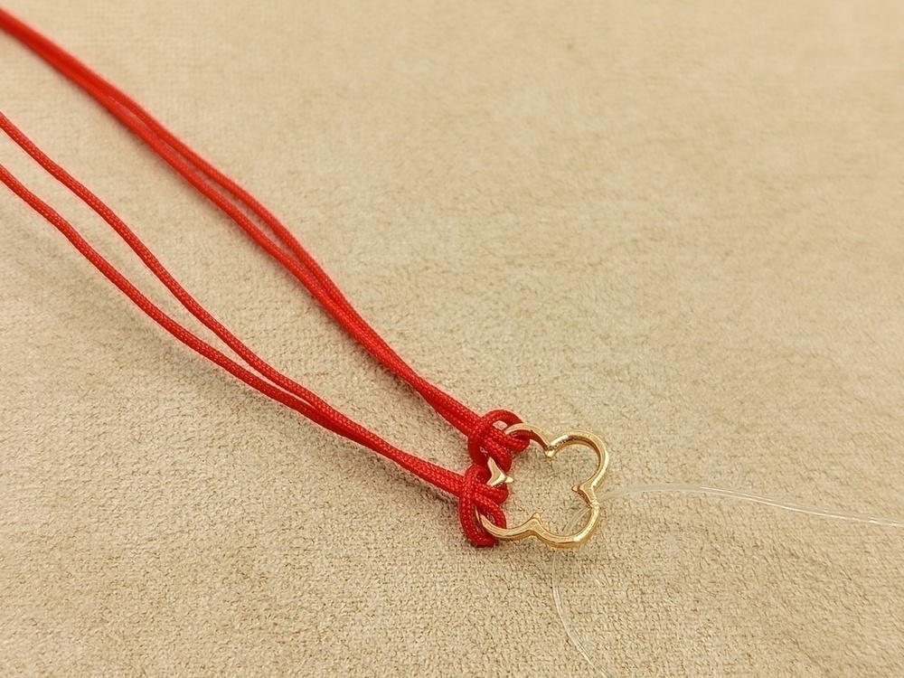 БРАСЛЕТ КРАСНАЯ НИТЬ (Au 585)