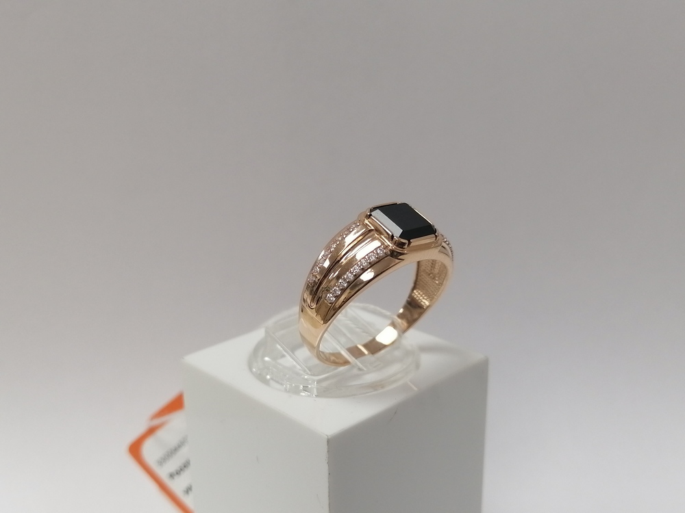 ПЕЧАТКА С КАМНЯМИ (Au 585)