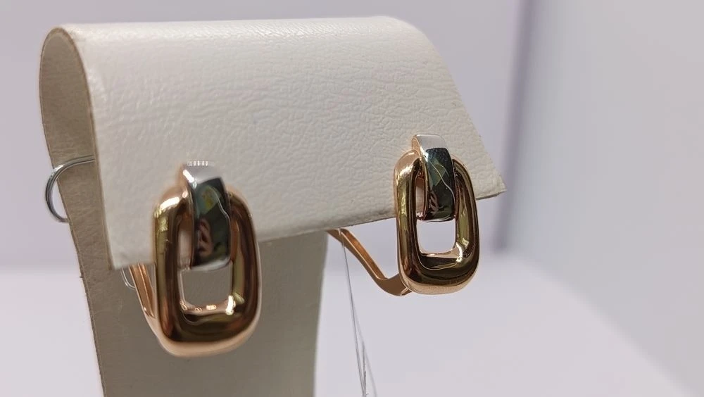 СЕРЬГИ БЕЗ КАМНЯ (Au 585)