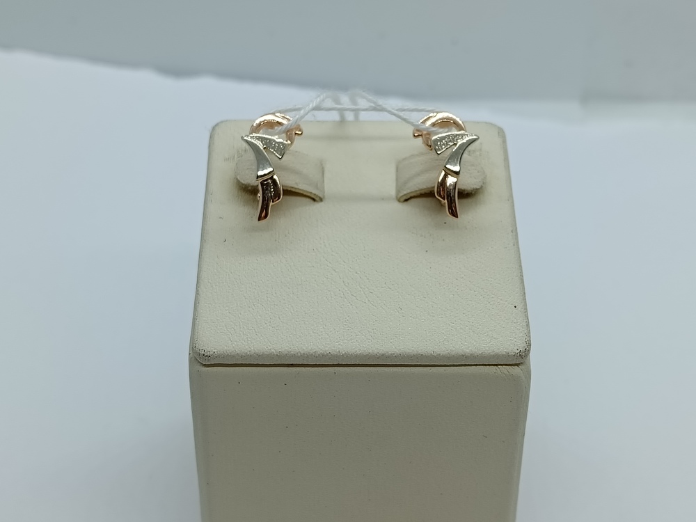 СЕРЬГИ БЕЗ КАМНЯ (Au 585)