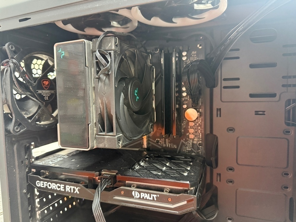 Системный блок Cougar; Ryzen 5 5600X, Geforce RTX 4060, 8 Гб, 512 GB, Нет