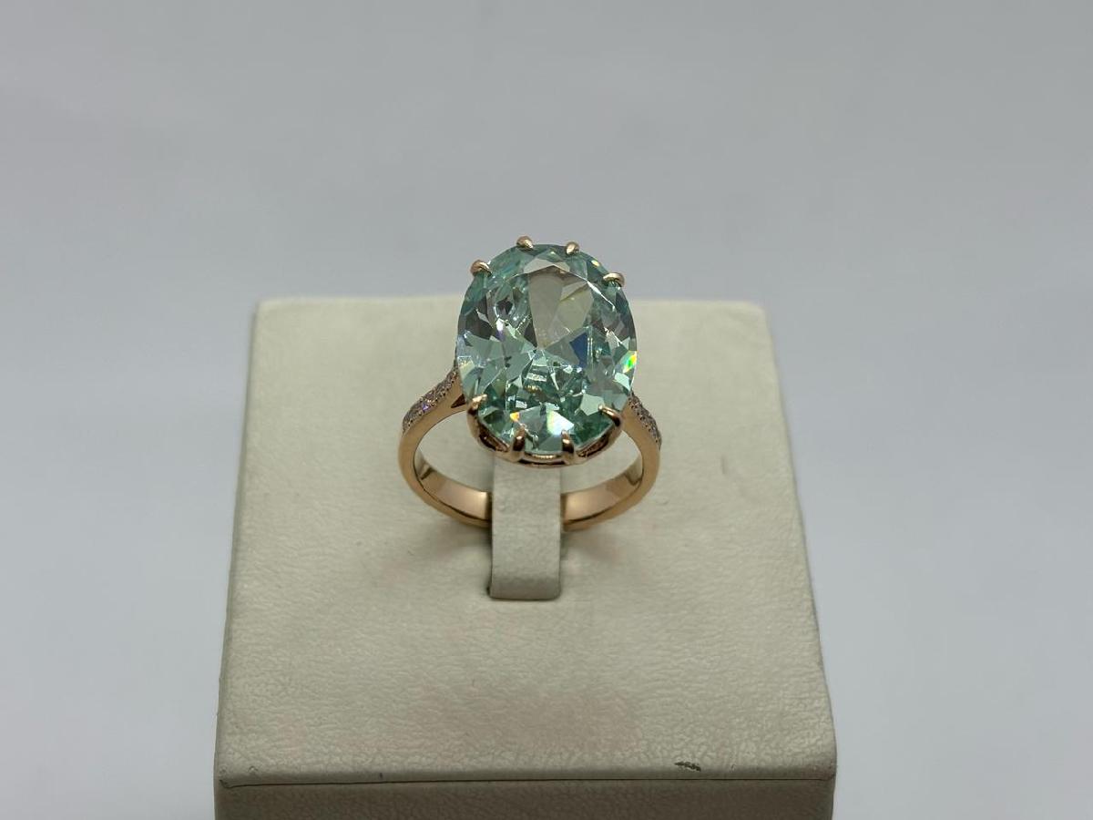 КОЛКМИ585 КОЛЬЦО С КАМНЯМИ (Au 585)