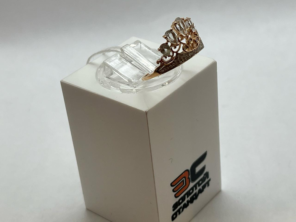 КОЛКМИ585 КОЛЬЦО С КАМНЯМИ (Au 585)