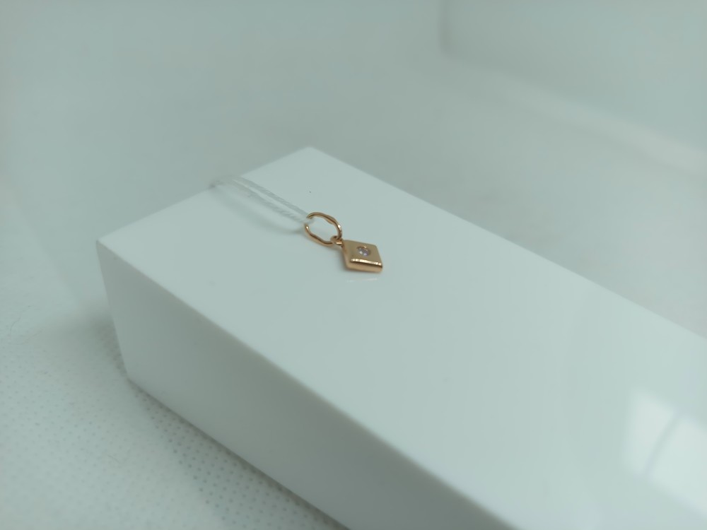 ПОДКМ585 ПОДВЕСКА С КАМНЕМ (Au 585)