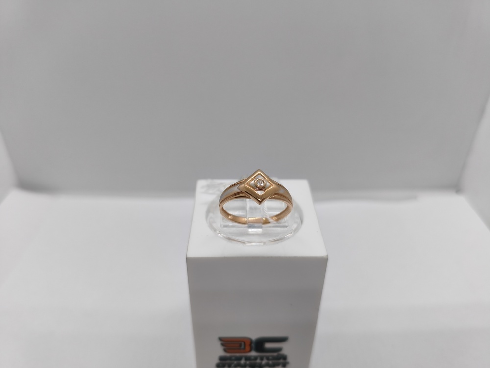 КОЛЬЦО С КАМНЕМ (Au 585)