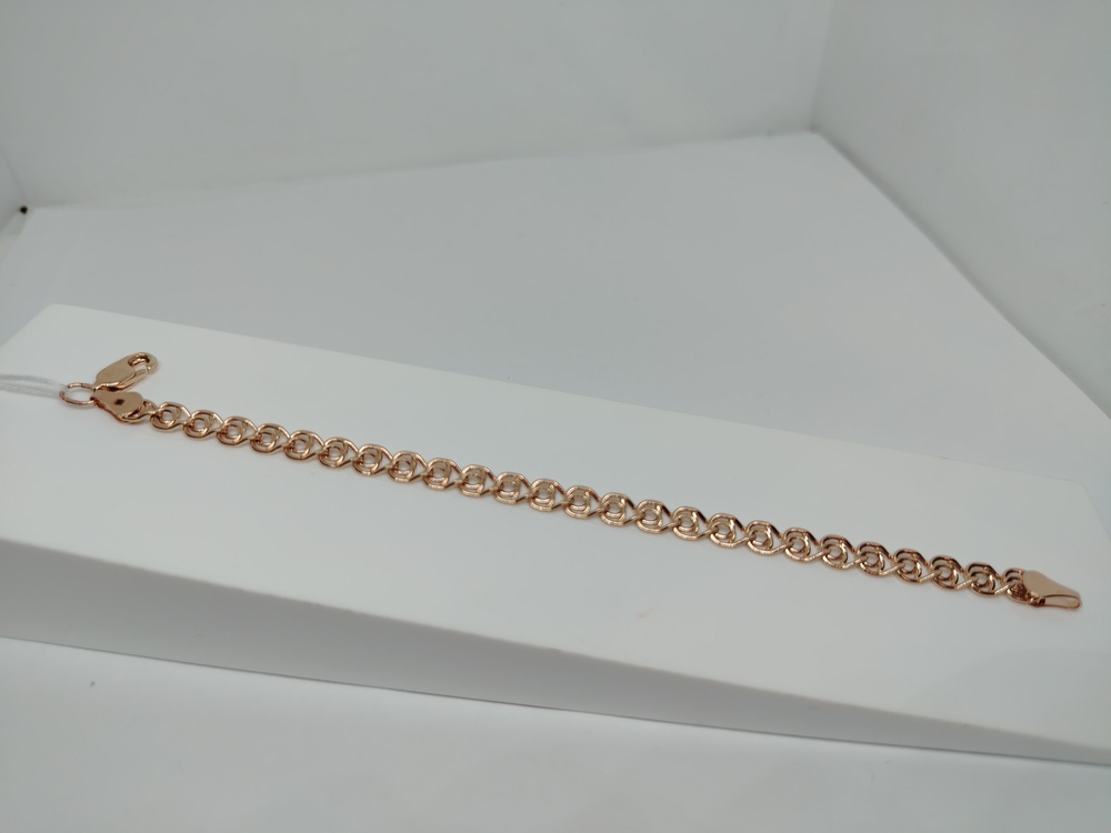 БРАСЛЕТ ПУСТОТЕЛЫЙ Лав Au 585