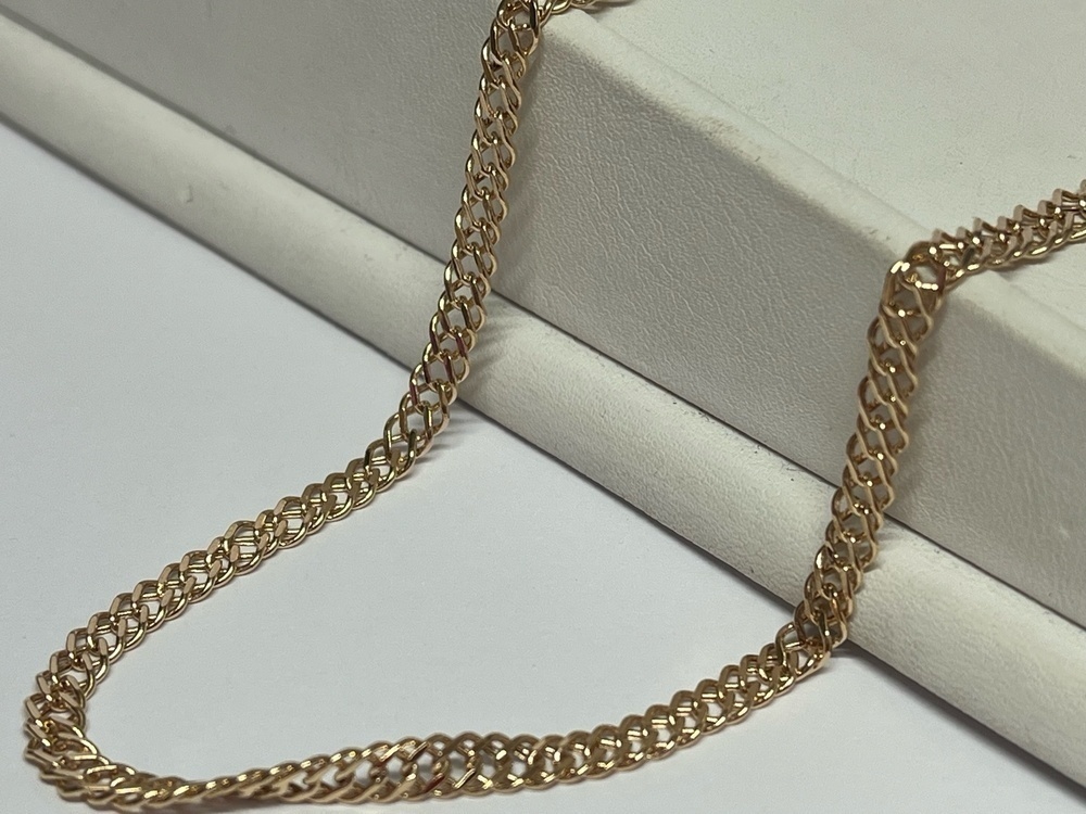 ЦПР2585 ЦЕПЬ ПУСТОТЕЛАЯ Ромб двойной (Au 585)