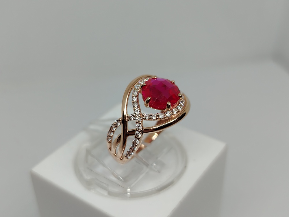 КОЛКМИ585 КОЛЬЦО С КАМНЯМИ (Au 585)