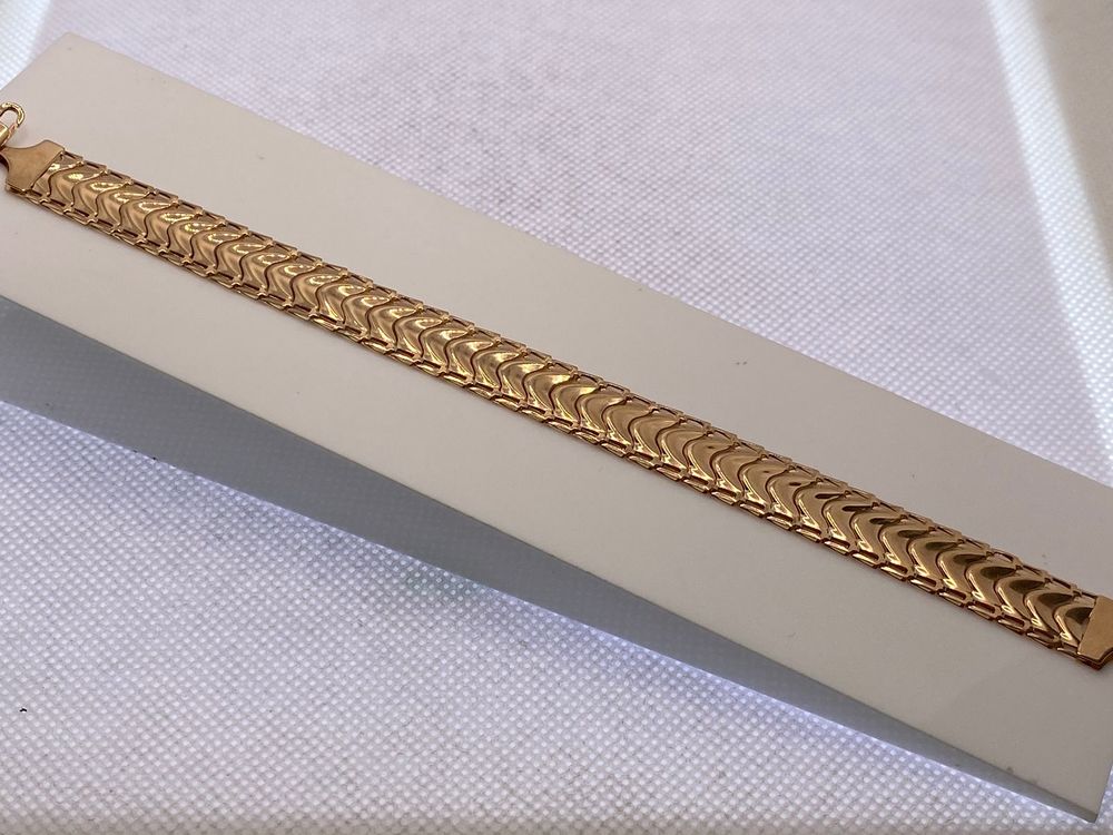 БРАСЛЕТ ПОЛНОВЕСНЫЙ Штамповка Au 585