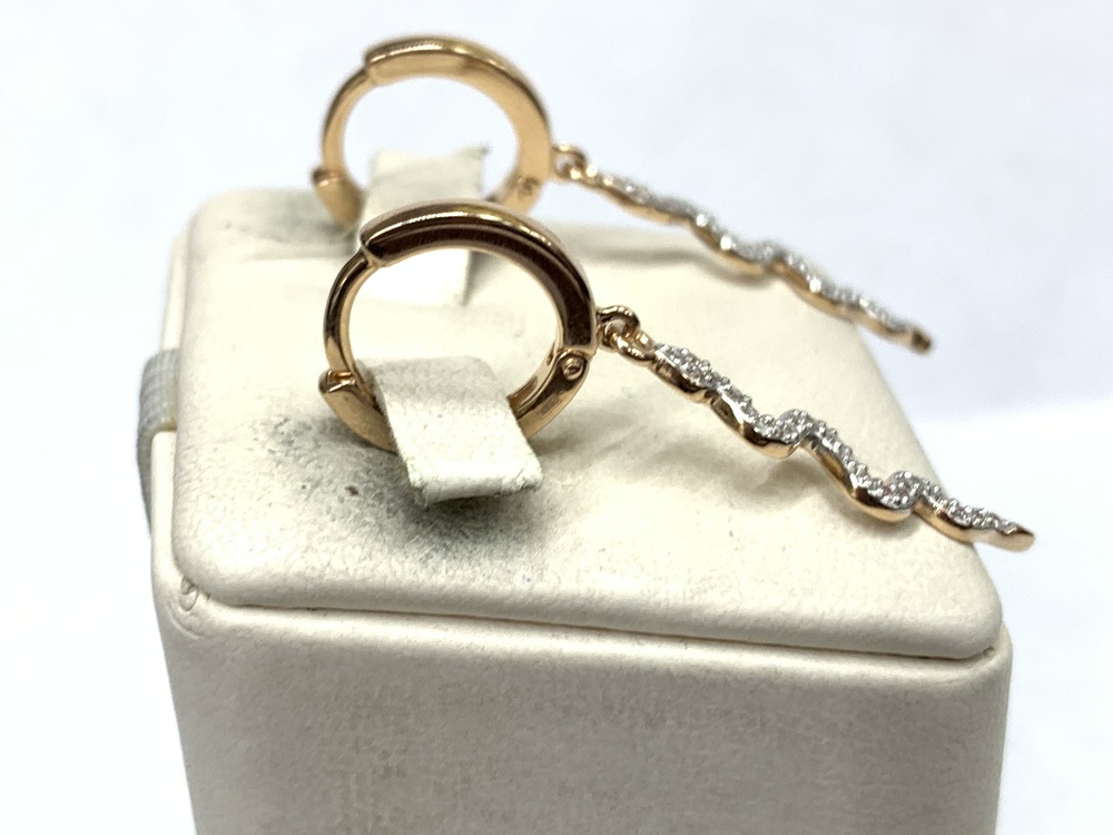 СЕРЬГИ С КАМНЯМИ (Au 585)