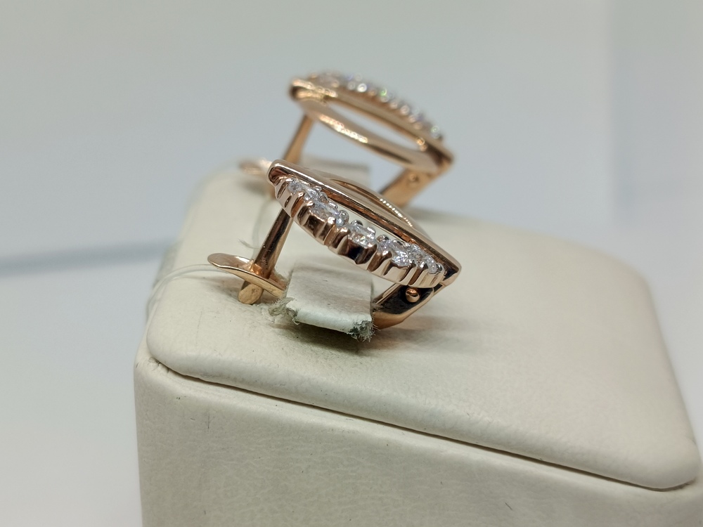 СЕРЬГИ С КАМНЯМИ (Au 585) СЕРЬГИ С КАМНЯМИ (Au 585)