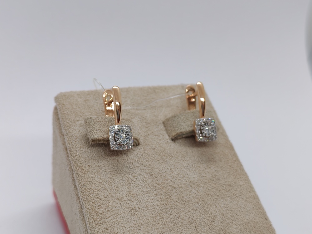 СЕРЬГИ БРИЛЛИАНТ (Au 585)